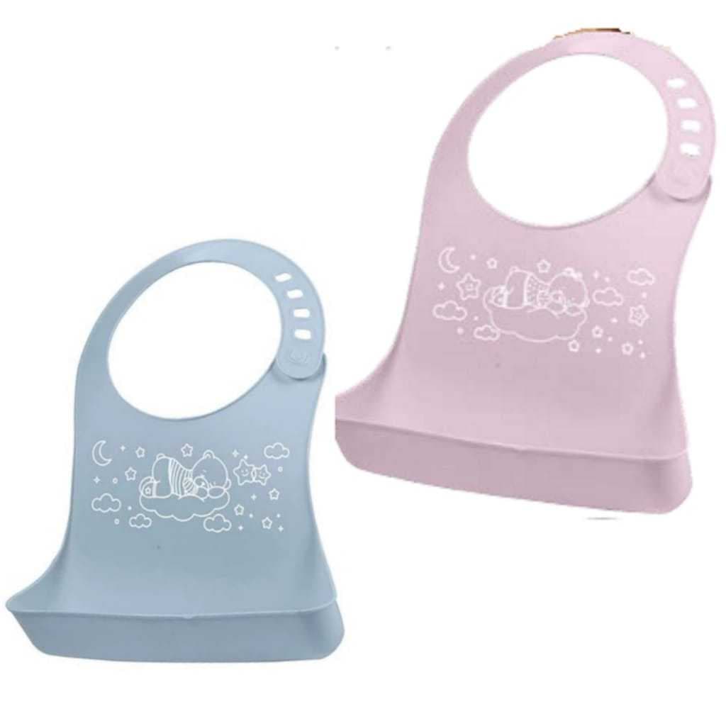 Babador de Silicone p/ Bebês Macio Cata Migalhas Babadores bebês