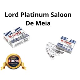 LORD PLATINUM SALOON DE MEIA CONTEM 100 LAMINAS CORTADAS