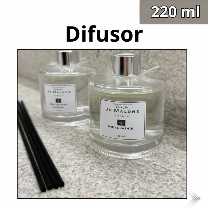 Difusor Líquido com 220ml (vidro)