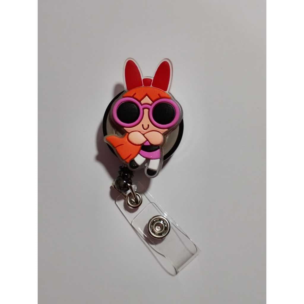 Porta Crachá Super Poderosas Florzinha | Porta Crachá Roller Personalizado |