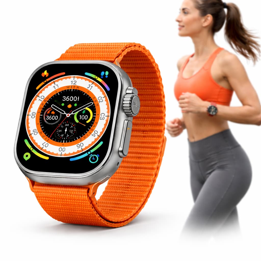Smartwatch W68 Ultra Series 8 Tela 2.0 Faz Ligações WhatsApp Android iOS NFC Com Envio Imediato NFe