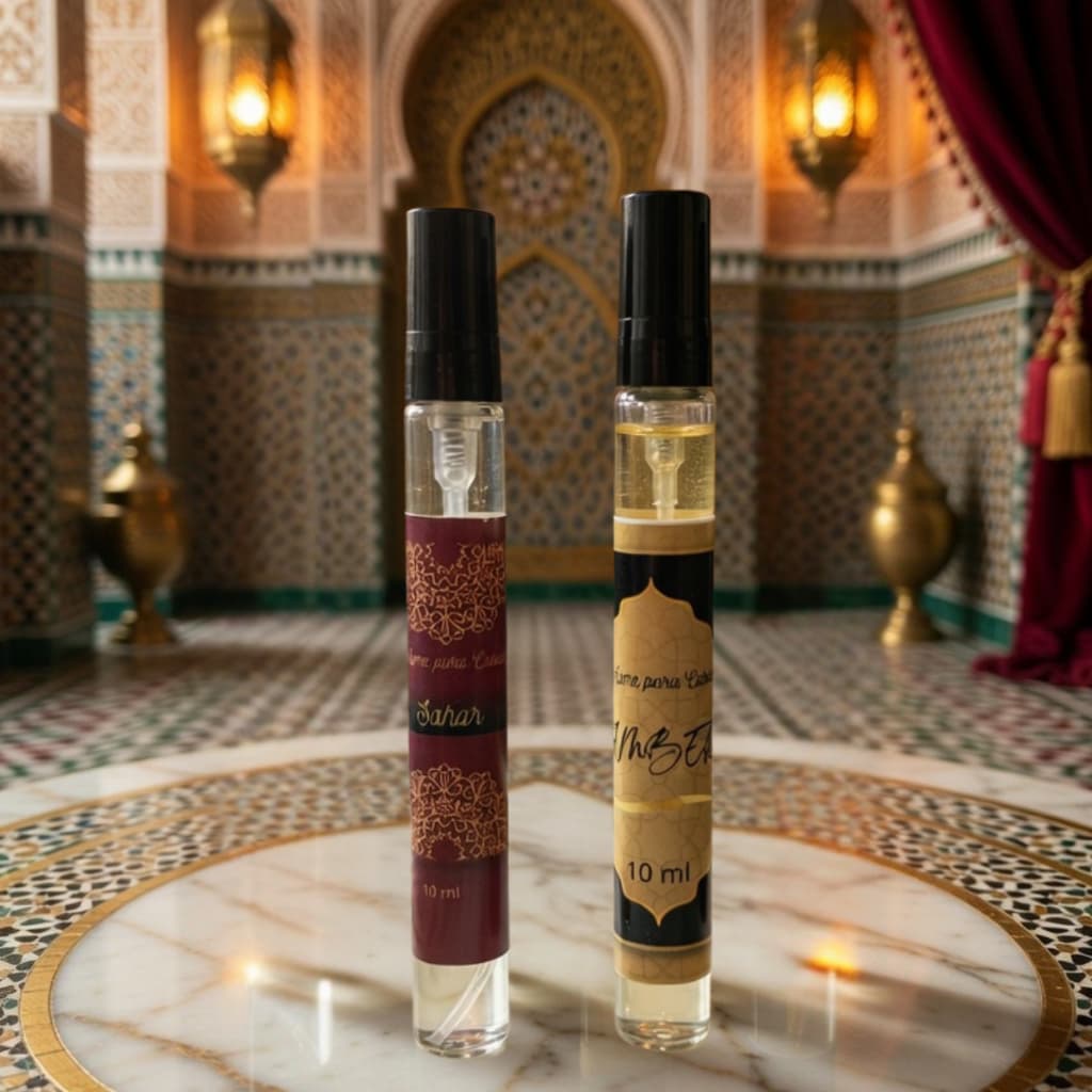 Kit Perfume para Cabelo Sarah & Amber – Sucessos Árabes para seus Cabelos