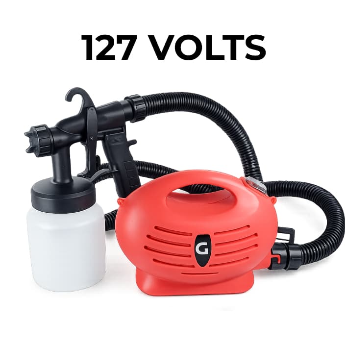 PISTOLA PULVERIZADORA DE TINTA COM COMPRESSOR 127V