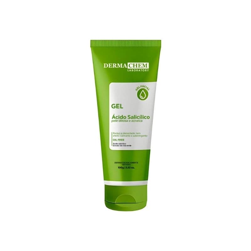 Dermachem Gel Facial Antioleosidade 100g - Controle Oleosidade e Refrescância