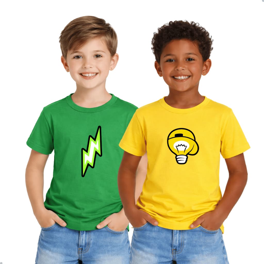 Kit Camisetas Void leozinho camiseta infantil Grupo Rosas Influencers