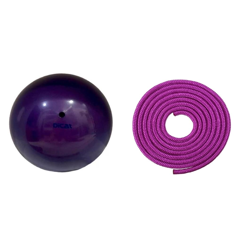 Kit Aparelhos Ginástica Rítmica( Bola 400g+corda 3,2 Metros)