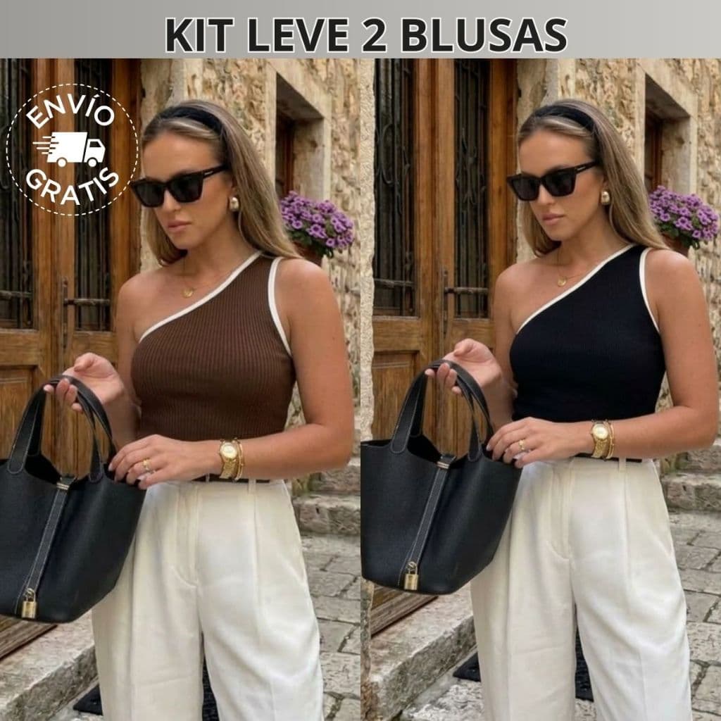 Blusa Feminina estilosa NULA MANGA RIBANA Canelada cropeed blusinha blusas elegante básica gringa...