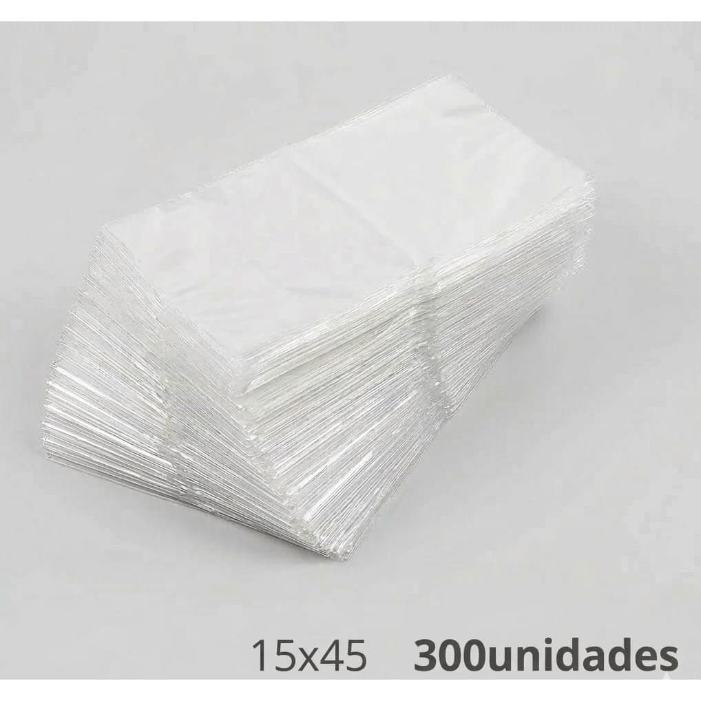 Saco Plástico Embalagem Para Algodão Doce 15 X 45 C/300 uni