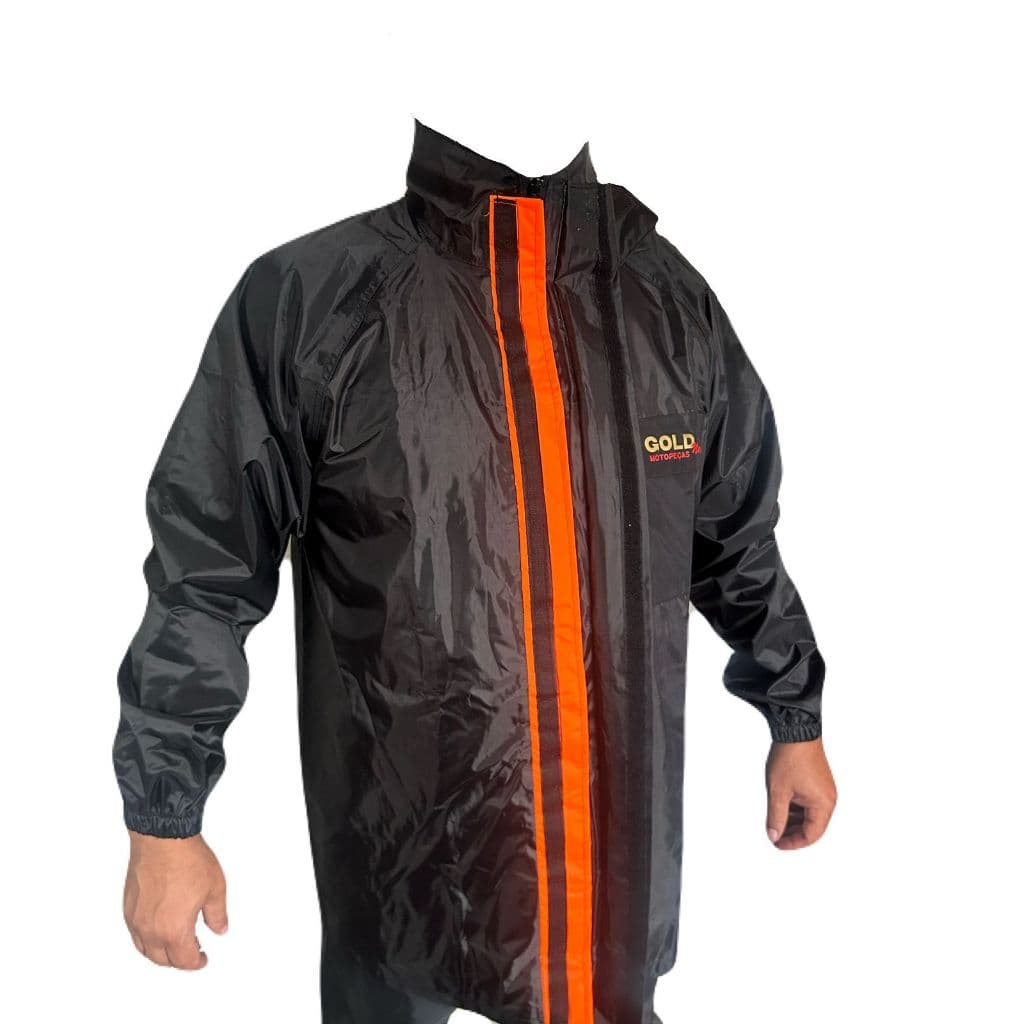 CAPA DE CHUVA NYLON MOTOQUEIRO UNISEX  DE ALTA QUALIDADE GOLD IMPERMEÁVEL