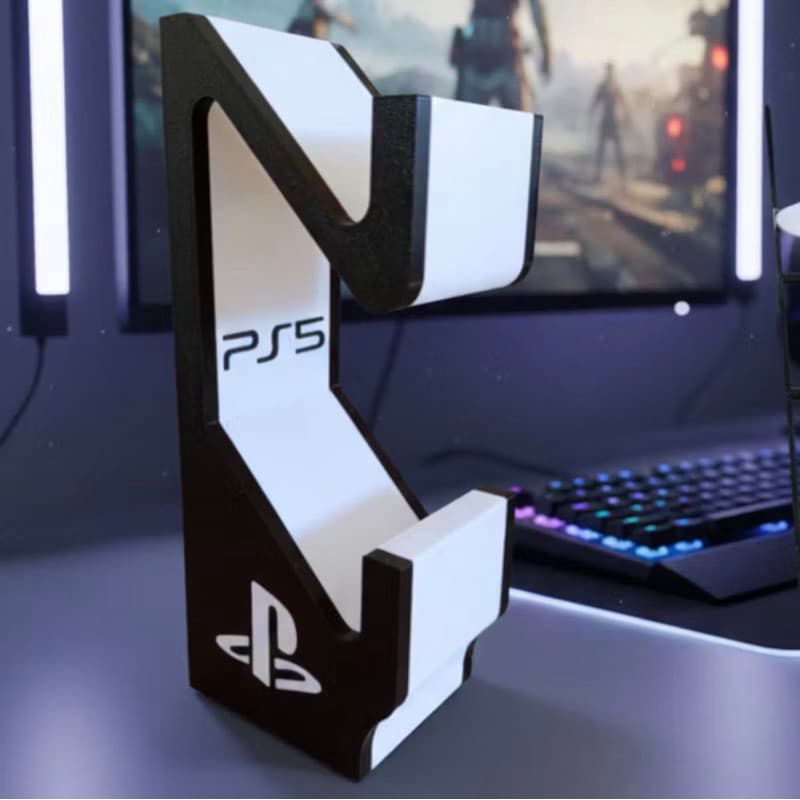 Suporte Duplo Controle PS5 Base Suporte Gamer para 2 Controles Video Game