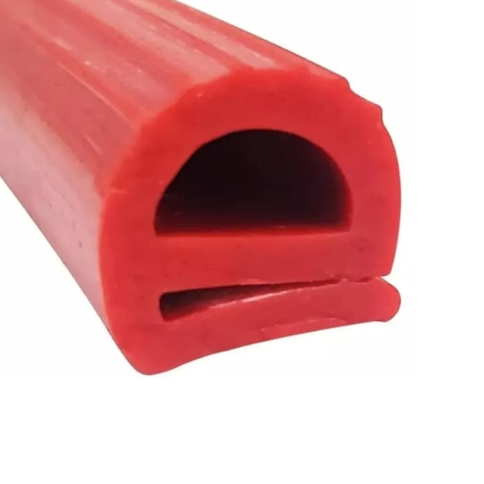 Perfil Borracha Silicone Alta Temperatura Vedação 1 metro