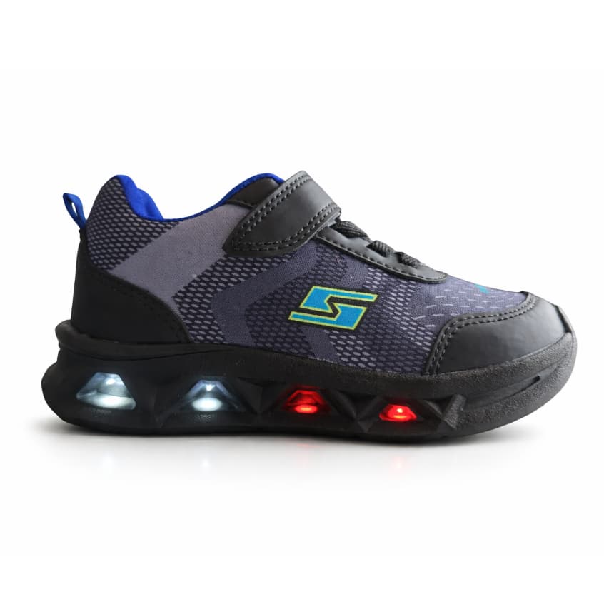 Tênis Infantil Kid Star Com Leds Calce Fácil