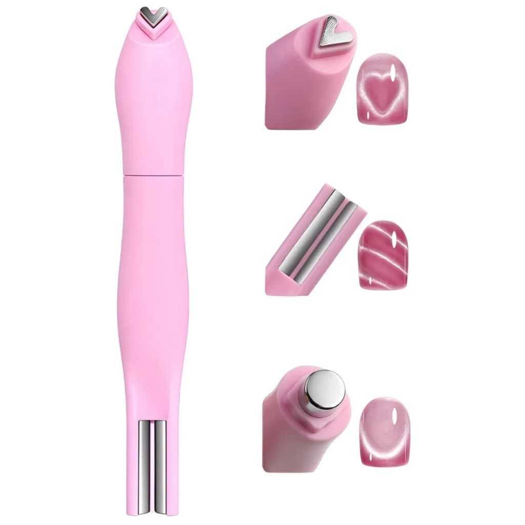 Imã Olho De Gato 3 em 1 Magnético Para Esmaltes Manicure Profissional