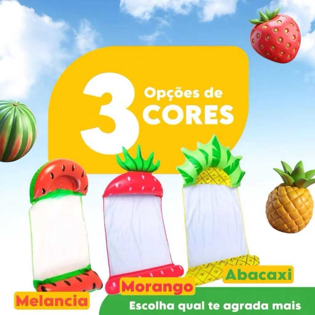 Boia Rede Para Piscina Cama Flutuante Deitado Reclinável Inflável Verão
