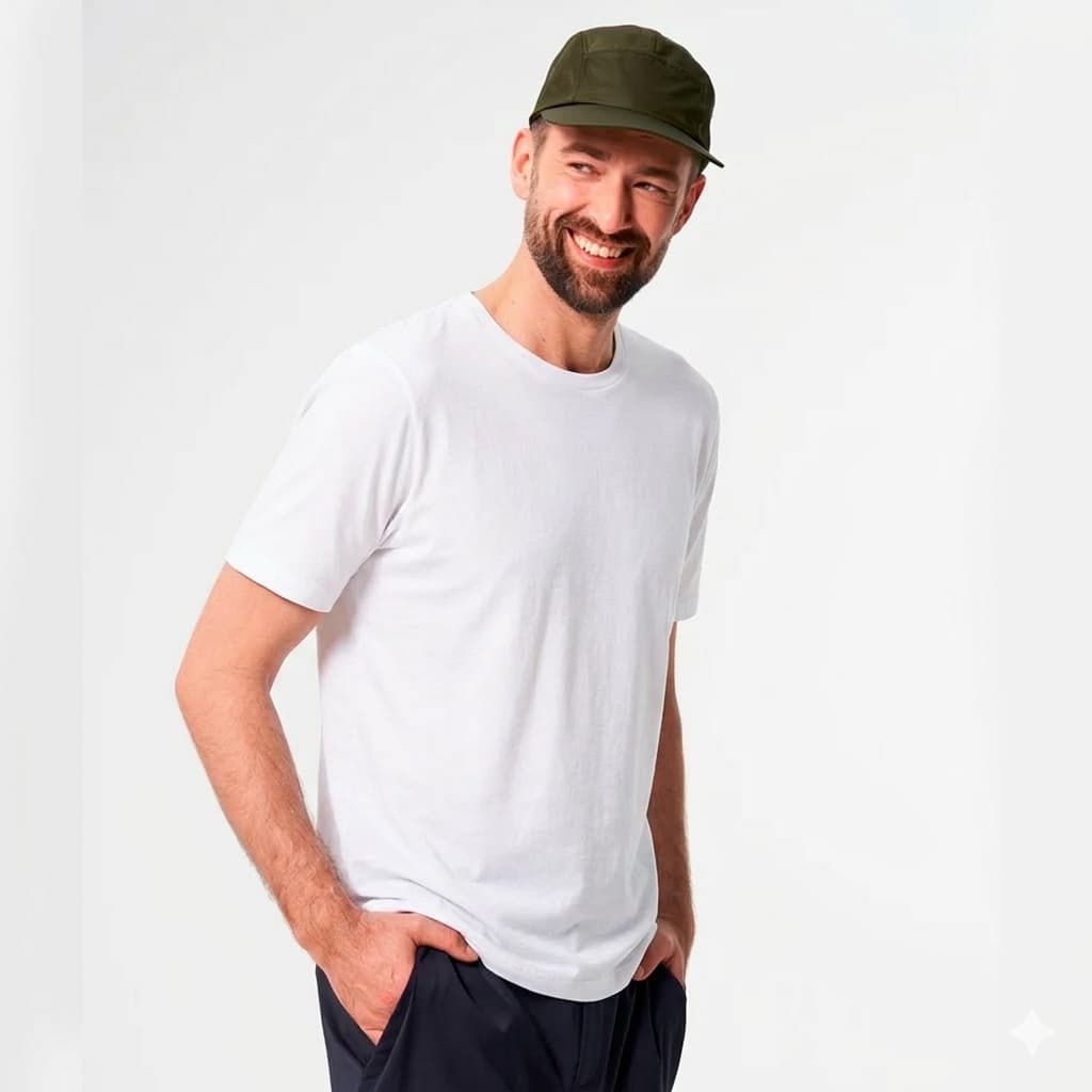 Camiseta Masculina Lisa Básica Cores Preta Branca  100% Algodão 30.1 Malha