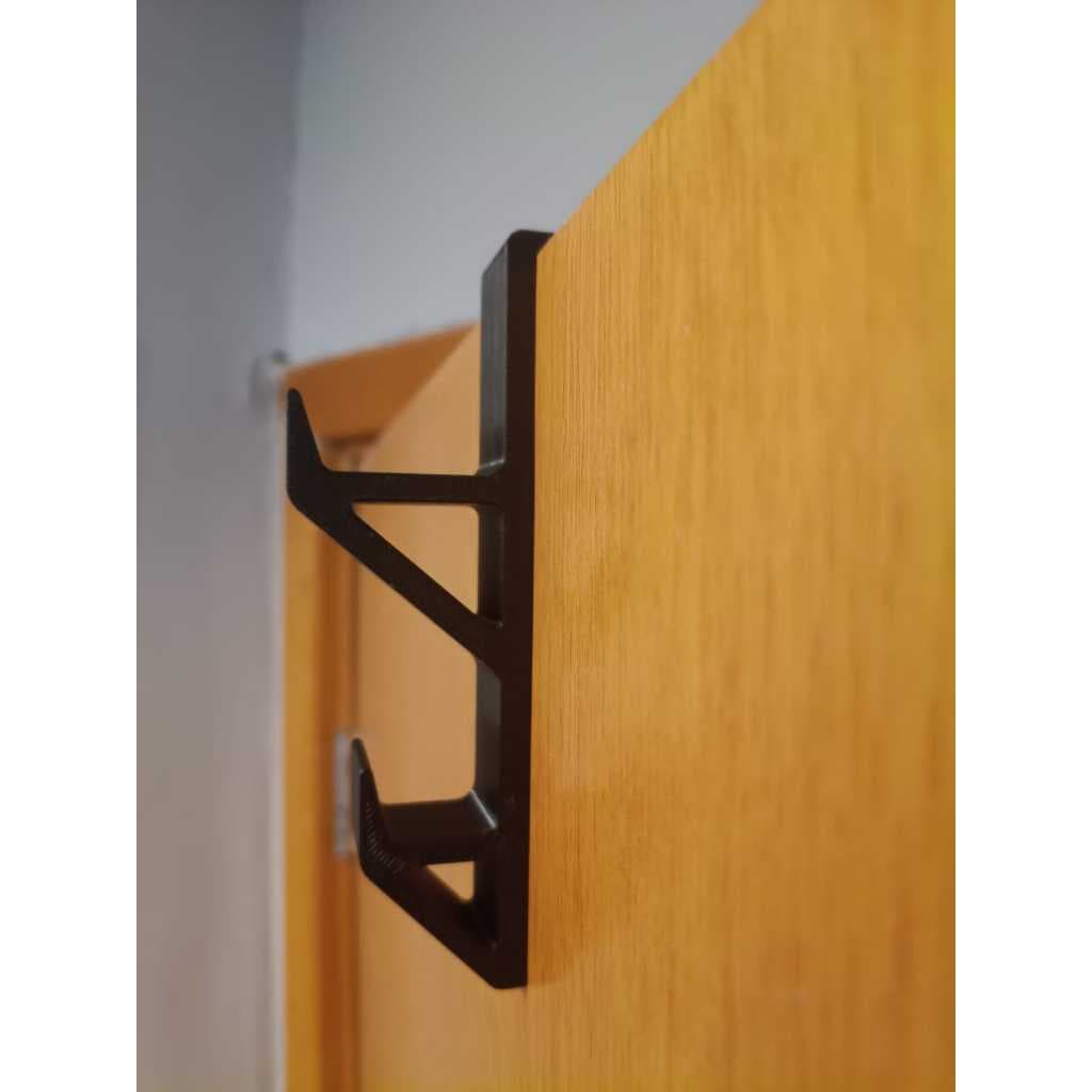 Kit com dois ganchos para porta ou box de banheiro -Multiuso Sem Furo