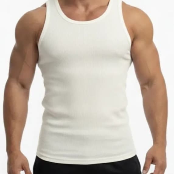 kit 2 Recatas masculinas Canelada Regata fitness masculina Regata algodão elastano