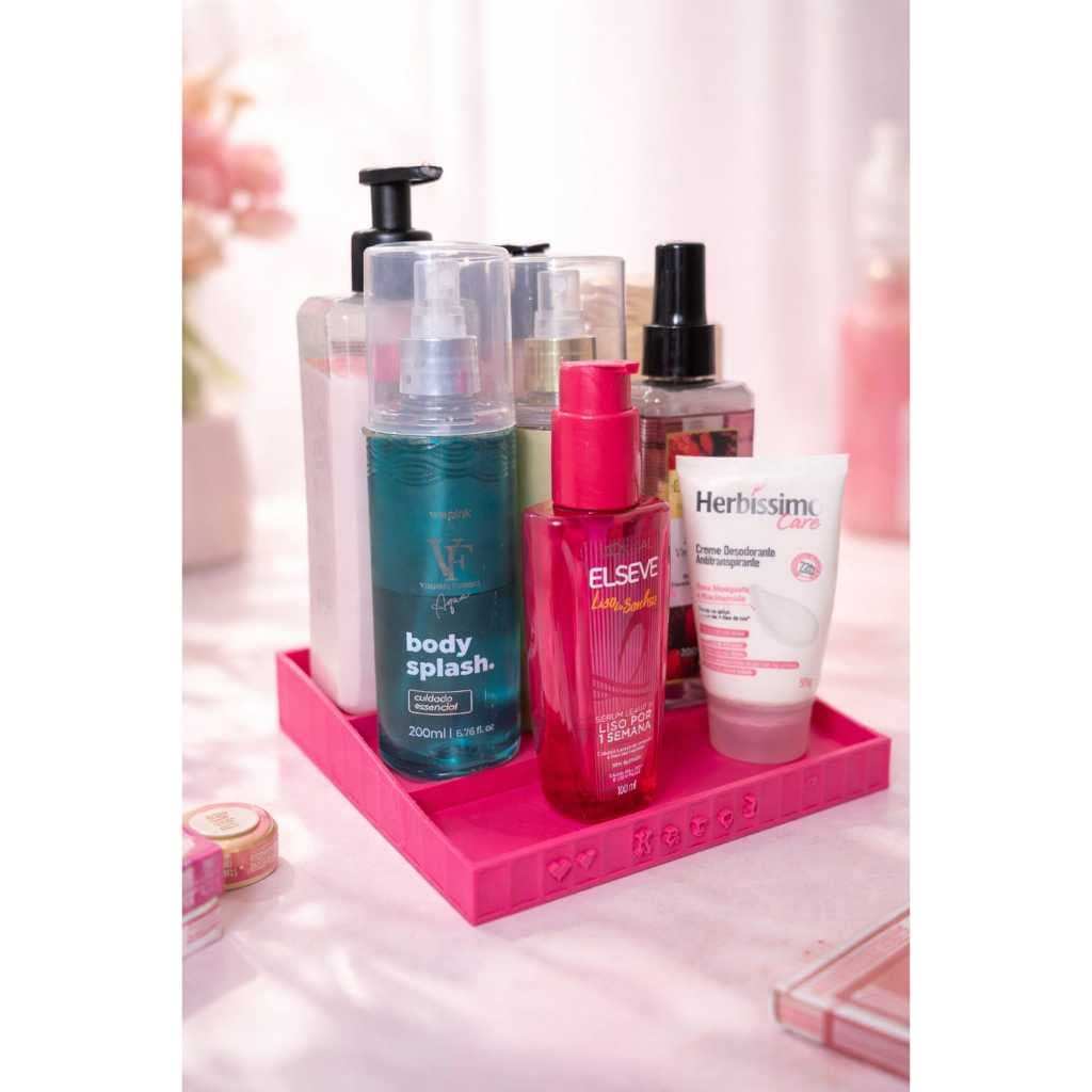 PRATELEIRA ORGANIZADOR DE PERFUMES BODY SPLASHES PERSONALIZADA COM NOME