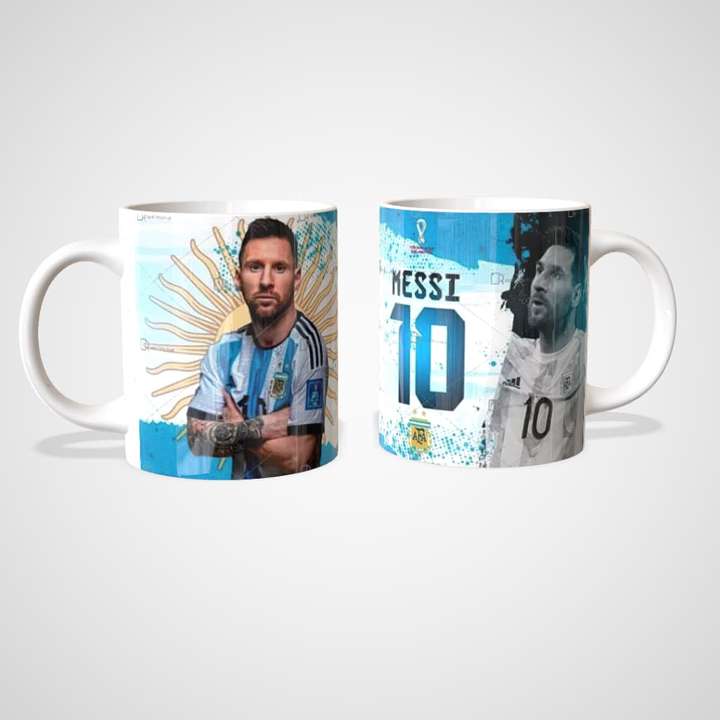 Caneca Lionel Messi de porcelana Personalizadas