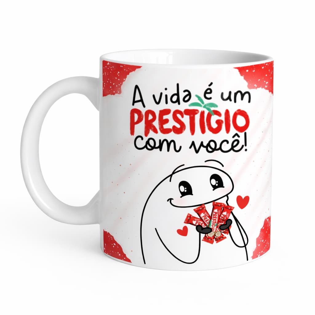 Caneca De Pascoa Chocolate A Vida É Um Prestigio Com Voce Presente Criativo Namorados