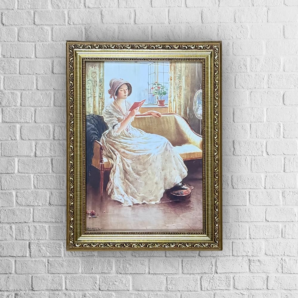 Quadro decorativo - arte clássica - A Quiet Read by  William Kay Blacklock