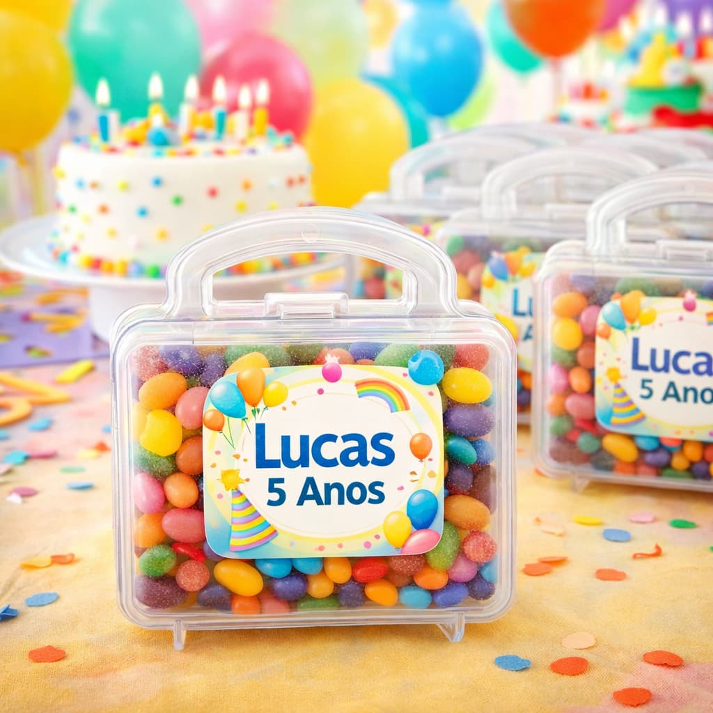 30 Maletinhas De Acrílico - Grande - maleta acrlica para festa e brindes