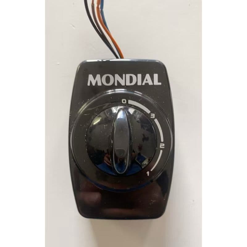 chave com 3 velocidades ventilador mondial de parede com botão original