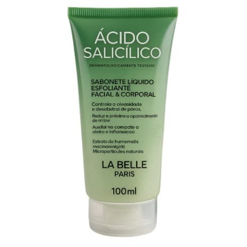 Sabonete Esfoliante Ácido Salicílico Facial e Corporal La Belle Paris - 100ml