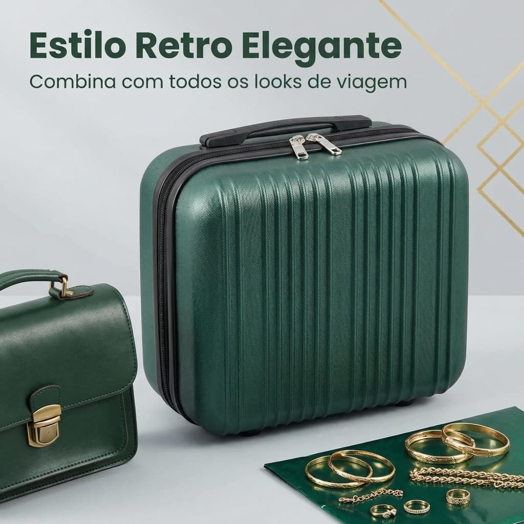 Frasqueira de ABS/PC para viagem Maleta de Mão organizador de viagem
