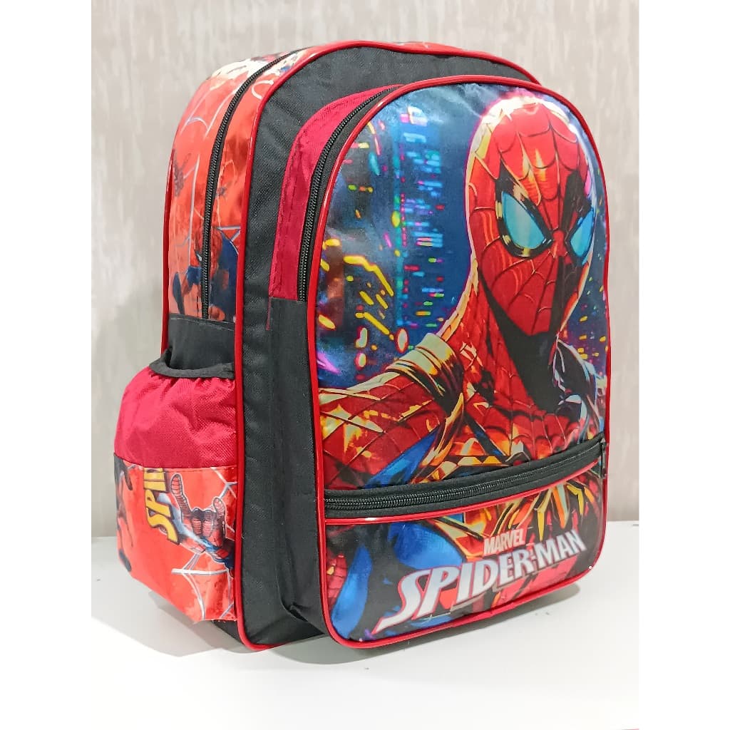 Maochila Escolar Infantil  Homen Aranha Cabeça