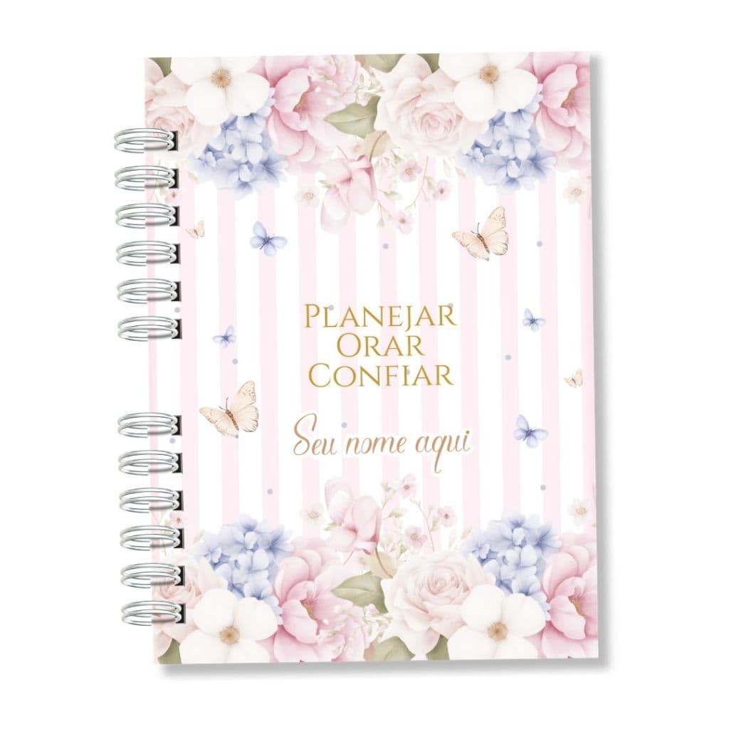 Planner Devocional Personalizado com Nome - Diário Devocional Cristão - Estudo Bíblico