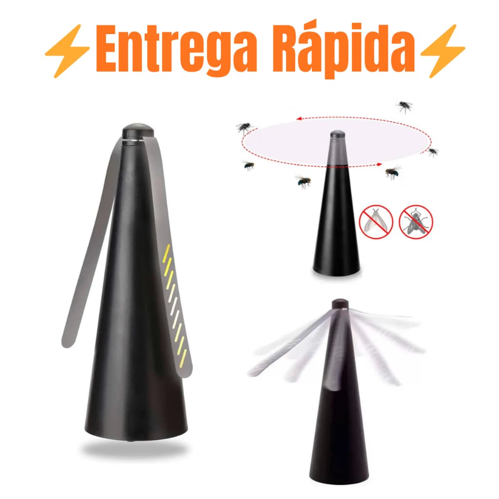 Ventilador Espanta Mosca De Mosquito Para Casa Cozinha Mesa Restaurante Buffet Moderna
