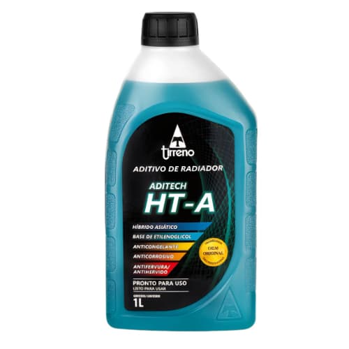 Aditivo Radiador 1L Pronto Uso Azul Tirreno HT-A Orgânico Anticorrosivo Carro Asiático