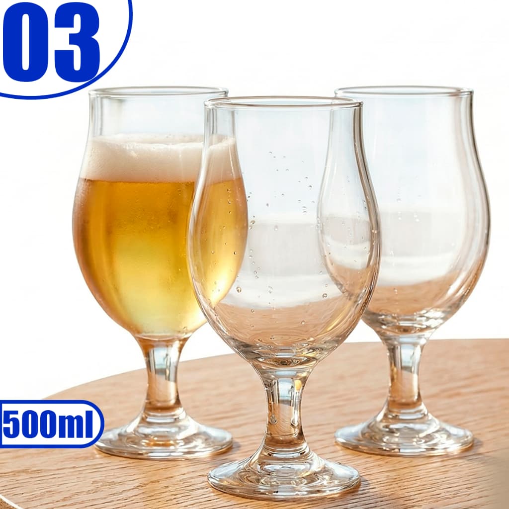 Kit Jogo 3 Taças para Cerveja Denver Nadir 550ml