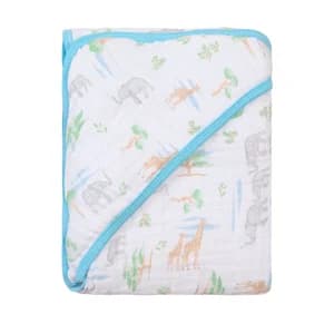 Toalha de Banho Bebê com Capuz 80x80cm 100% Algodão Soft Papi Super Macia