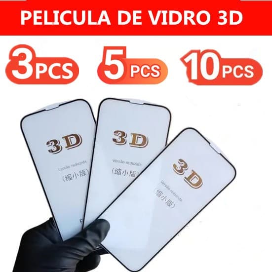 Kit 3Pcs/5Pcs/10Pcs Películas 3D Vidro Temperado Samsung Galaxy S10 S20 S21 FE S22 S23 S24 S25 | Proteção 9H
