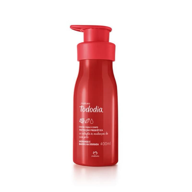 Hidratante Todo dia Morango e Baunilha Dourada 400ml Natura