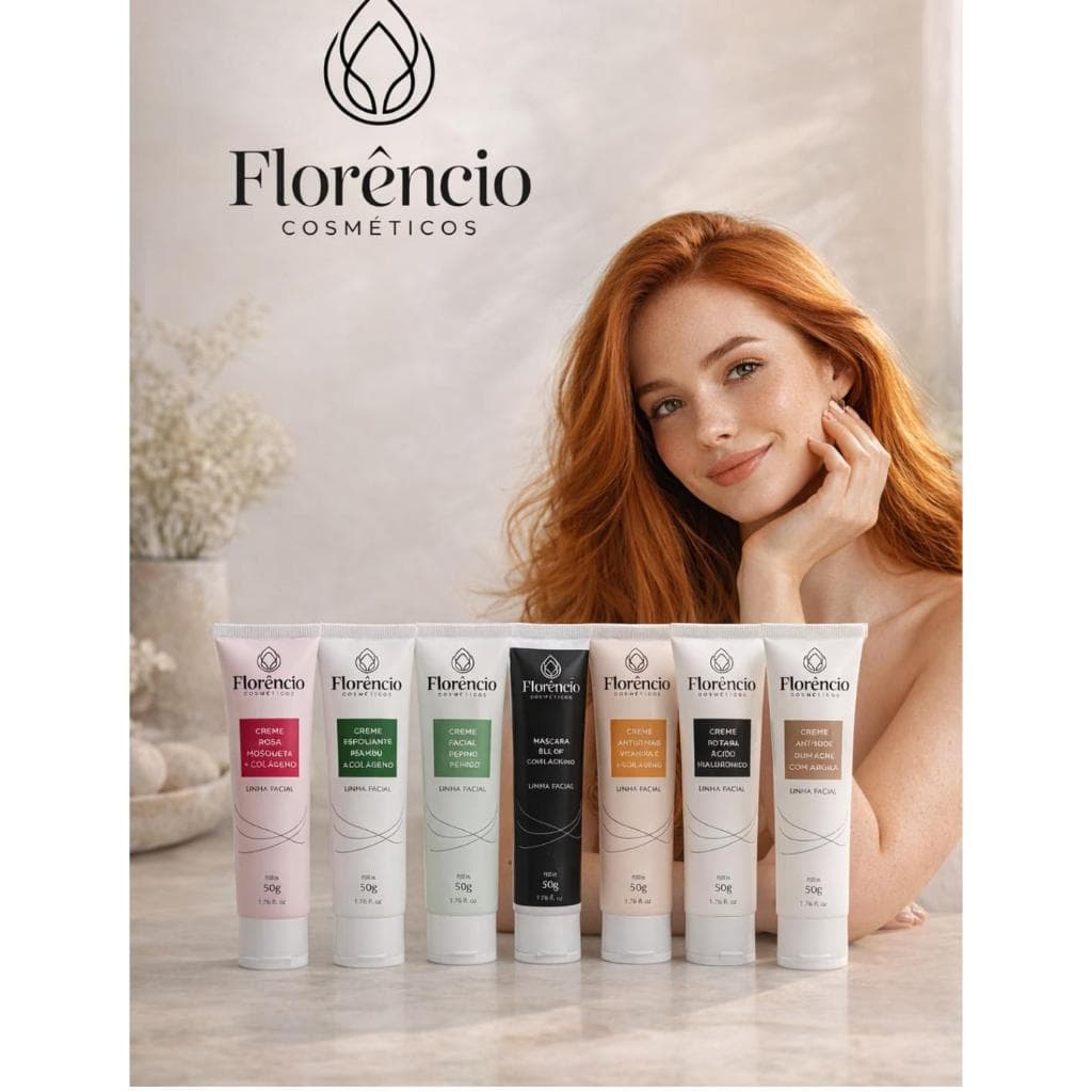 Creme Facial Florêncio Cosméticos 50g