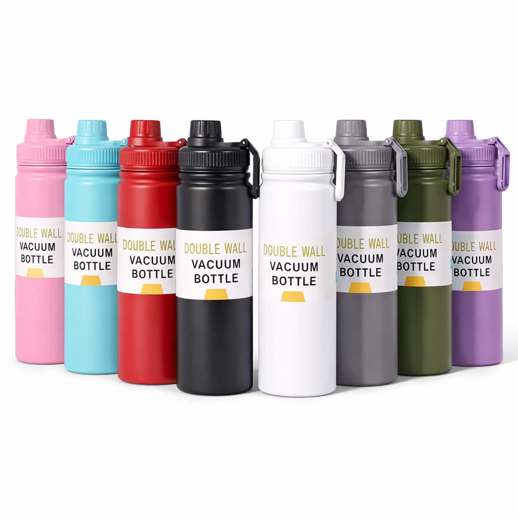 Garrafa Térmica 800ml Inox com Isolamento a Vácuo Duplo Mantém a Temperatura