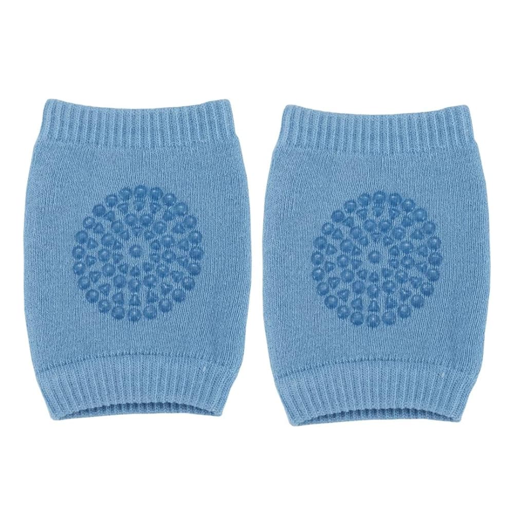 Joelheira Antiderrapante Azul Buba Ajustável – Proteção, Conforto e Segurança ao Engatinhar