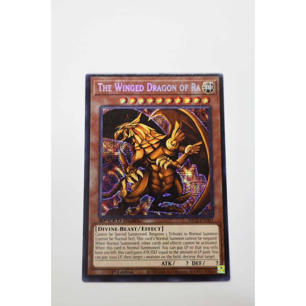 Yugioh Dragão Alado de Rá Yugioh Pismatic Secret Original Konami Speed duel Aceita em Campeonatos Oficiais