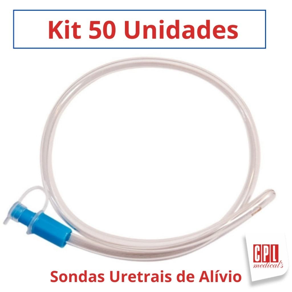 Sonda Uretral Nº 04 CPL Medicals  4, 6, 8, 10, 12 PRODUTO SEM