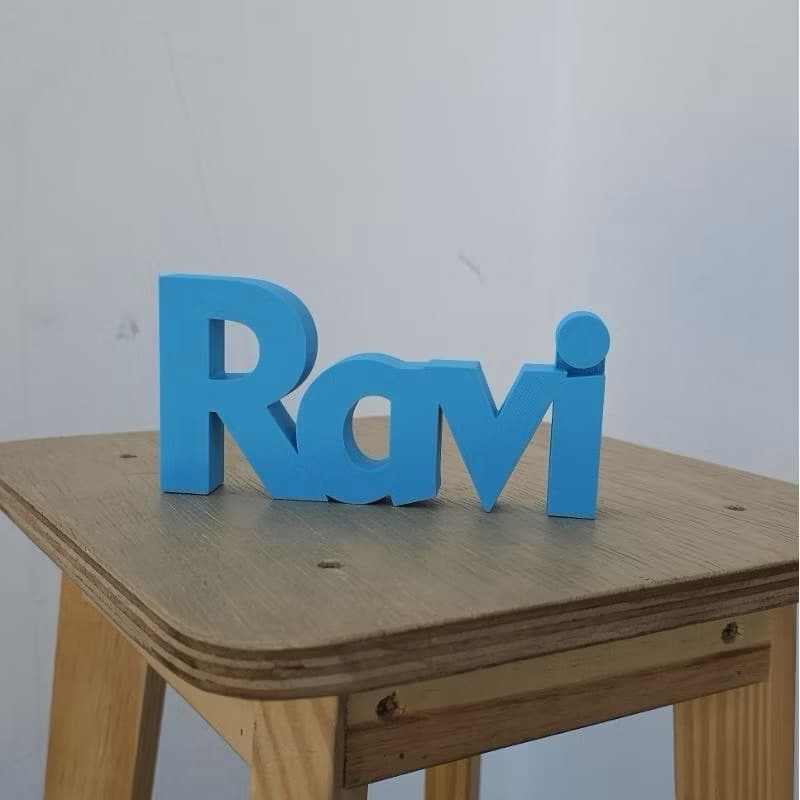 Letreiro Decorativo 3D Personalizado - Nome para Filho, Bebê, Namorado