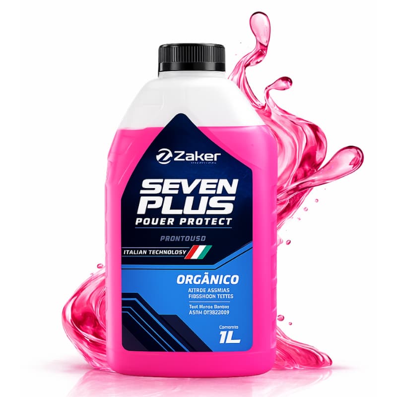 Aditivo Fluido Orgânico Zaker Anticorrosivo Rosa 1L Para Nissan Toyota Honda Kia Hyundai