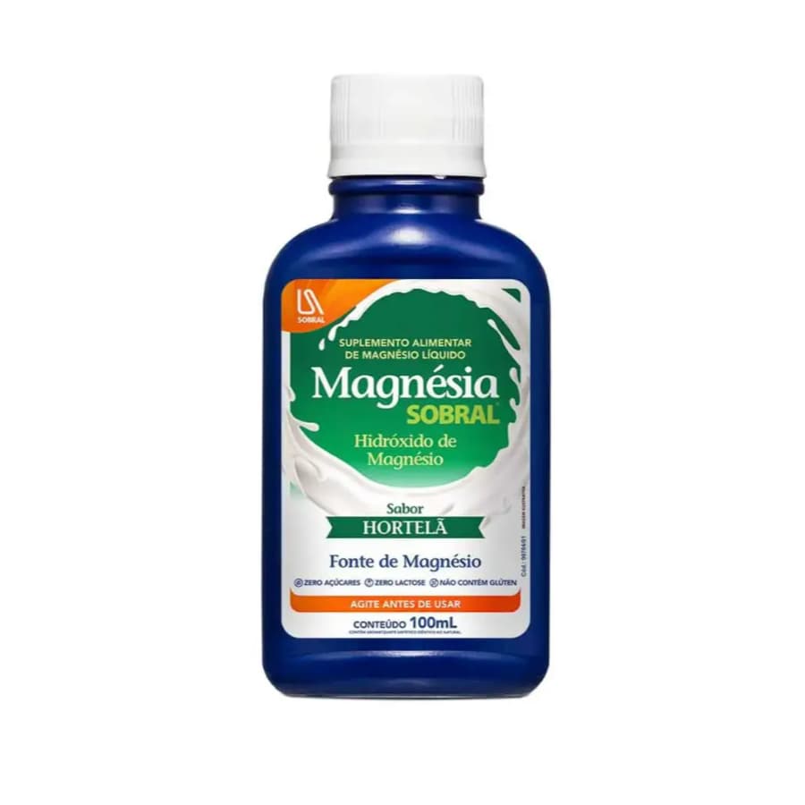 3 Unidade de Magnésio de Hortelã 100ml - Sobral