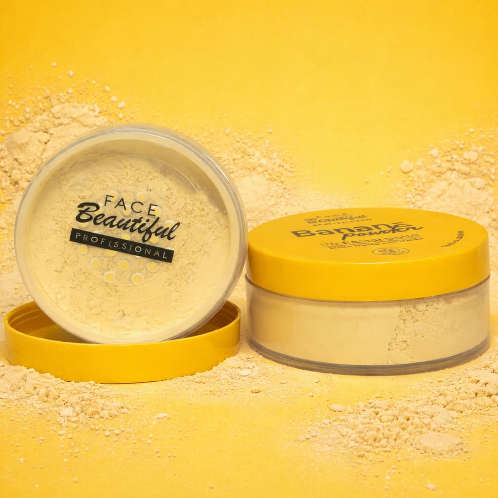 Pó Banana Face Beautiful Profissional – Pó Facial Solto Matte Aveludado-pó banana, pó facial, matte