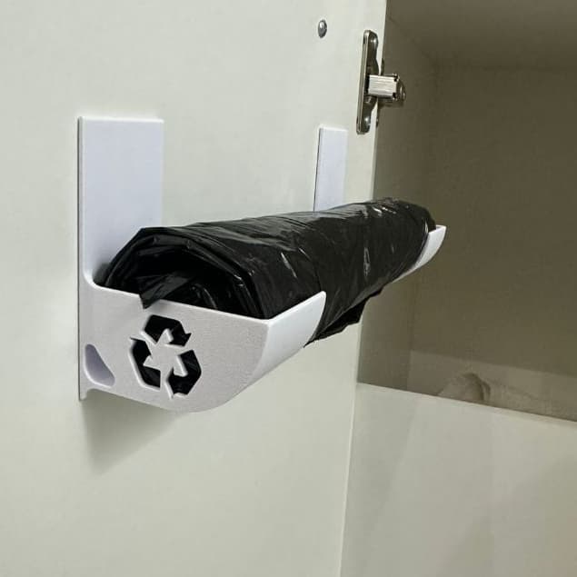 Suporte Saco De Lixo De Parede Organizador Cozinha E Casa Multiuso