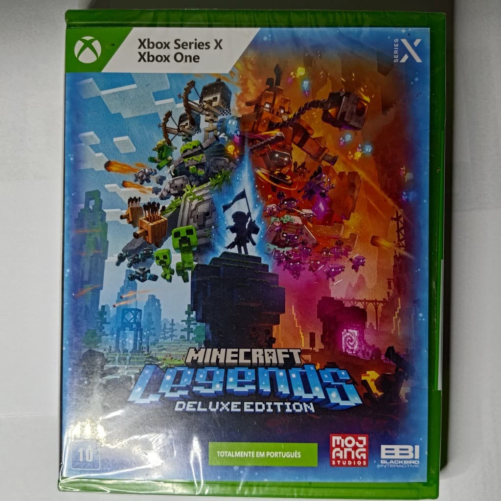 Minecraft Legends Edição Deluxe (Físico, Lacrado) Xbox