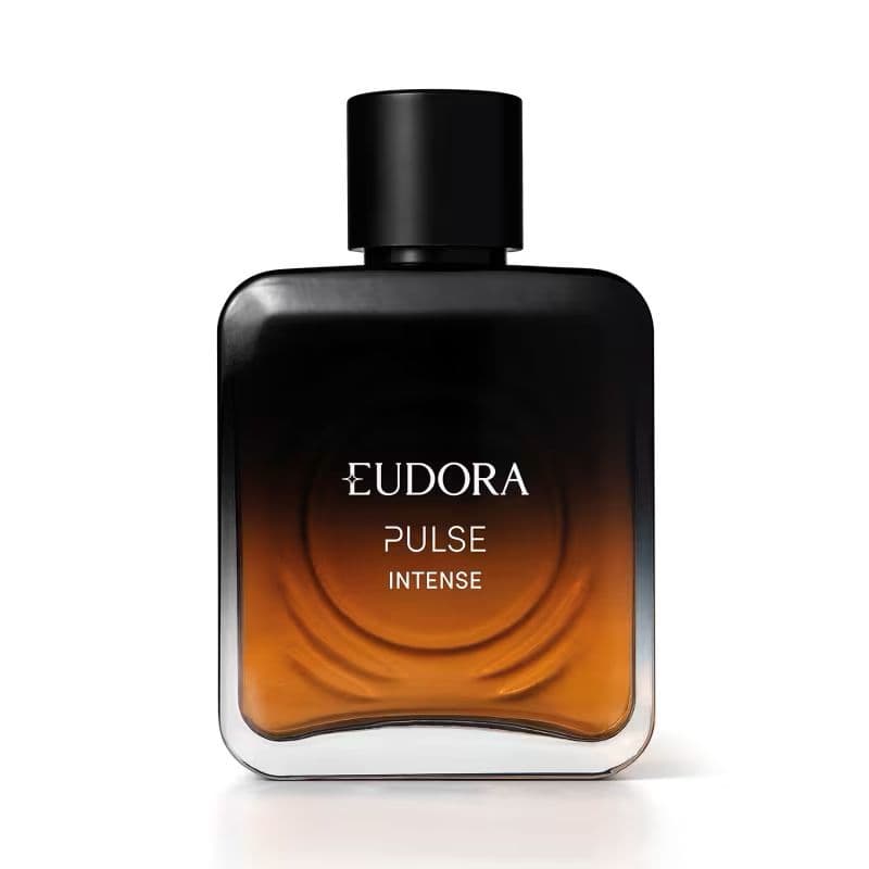 Perfume Masculino Eudora Pulse Intense 100ml Desodorante Colônia Original | Amadeirado Intenso e Marcante