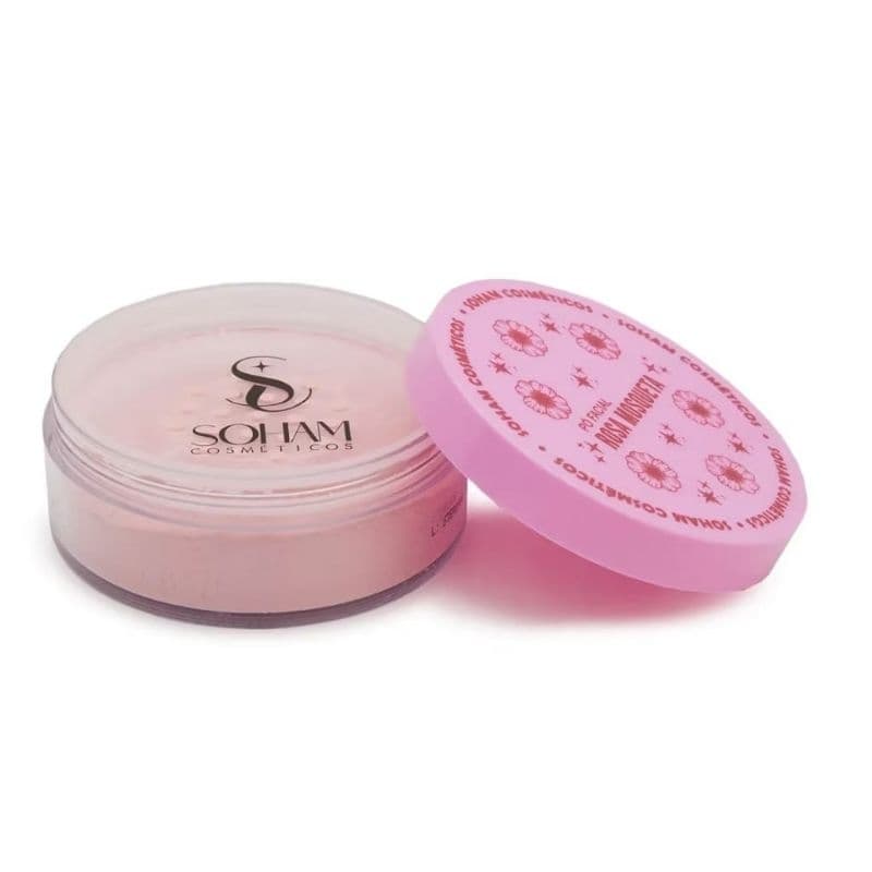 Pó Facial Rosa Mosqueta Soham Maquiagem